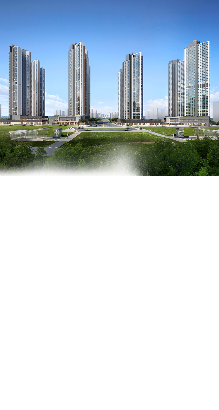 GTX 운정중앙역 시티프라디움 투시도